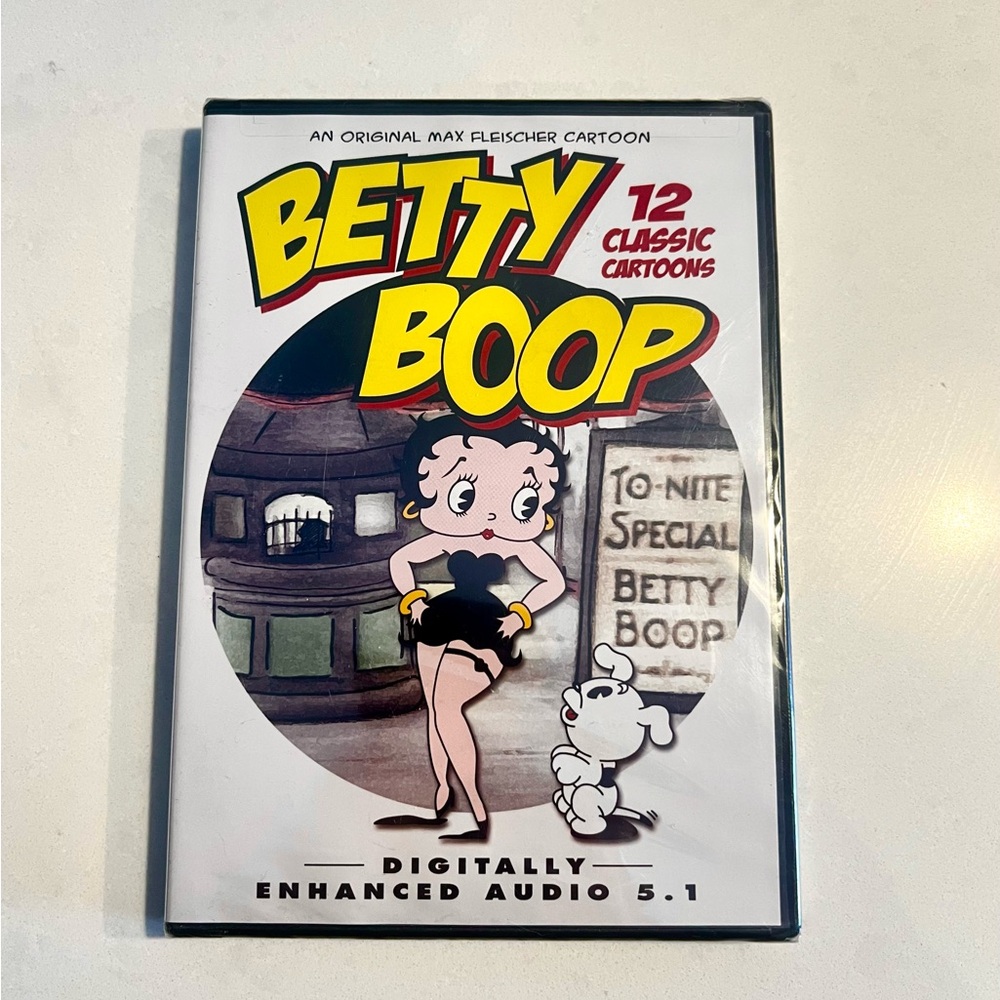 Betty Boop 12 Classic Cartoons - SEALED BRAND NEW DVD
